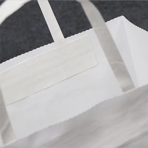 ถุงของขวัญกระดาษคราฟท์วัสดุรีไซเคิลเป็นมิตรกับสิ่งแวดล้อมสำหรับเสื้อผ้าถุงเท้ารองเท้าขนเฟอร์โลโก้ตามสั่ง - Product Image 2