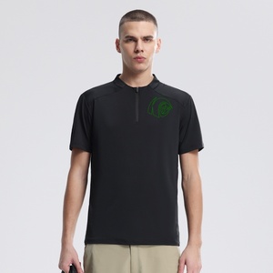 Camiseta deportiva con media cremallera, antiarañazos, suave, con refuerzo plano, anti-caída, para actividades al aire libre y senderismo - Product Image 2