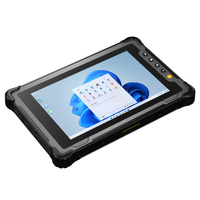 Tablet PC Resistente de 8 Pulgadas con Windows 11, IP67 a Prueba de Agua, Pantalla Legible Bajo la Luz Solar, Escáner de Código de Barras, RJ45, Tablet Industrial para Exteriores, ODM