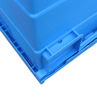 Vente en gros de boîtes logistiques écologiques Boîte de rangement pour conteneurs empilables Boîte de déménagement en plastique avec couvercle