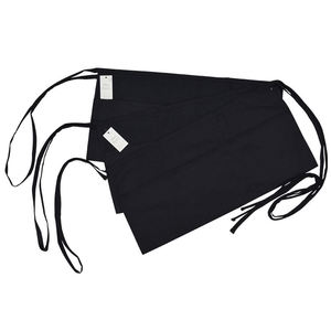 Tablier de Serveur/Serveuse Noir à 3 Poches – Tabliers Courts pour Restaurant - Product Image 1