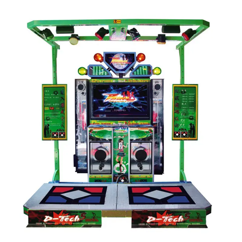 Jeu d'arcade pour Machine de danse, jeu d'arcade pour 2 joueurs avec un nouveau Design