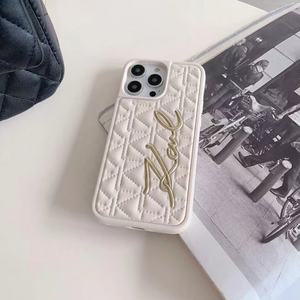 Funda de teléfono con letras en inglés de diseñador de marca Tide para iPhone 11 12 13 14 15 16 Promax 16E fundas móviles anticaída esmeriladas - Product Image 3