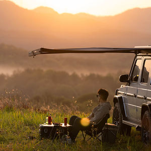 Toldo lateral de aluminio de alta resistencia para RV <span class=keywords><strong>Camper</strong></span> Van tienda de campaña impermeable para techo de coche para refugio de viaje Overlanding - Product Image 5