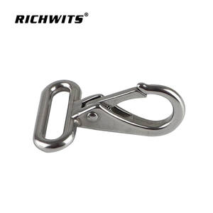 Stainless Steel 304/316 Square Ring Directional Hooks Spring Hooks Fixed Hooks Braided Strap <b>Marine</b> <b>Hardware</b> - Product Image 4