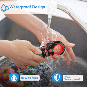 Termometro Digitale Istantaneo per BBQ con Sonda in Acciaio Inox Impermeabile IPX7 per Forno, Griglia e Cucina - Product Image 3