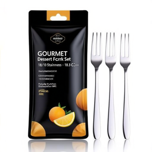 Set tenedores para postre 3 piezas Inox (15,3cm) GOURMET Cromo lucido FF5PN0338 - Product Image 2
