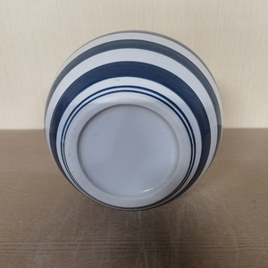 <span class=keywords><strong>Vase</strong></span> en céramique transparente <span class=keywords><strong>bleu</strong></span> <span class=keywords><strong>turquoise</strong></span> à rayures, style Art déco de Jingdezhen, décoration moderne pour la maison, <span class=keywords><strong>vase</strong></span> de table pour mariage - Product Image 6