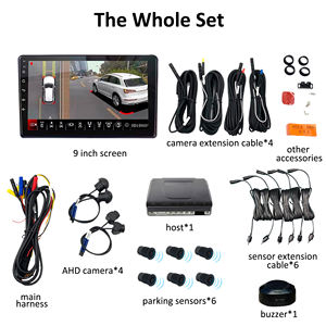 Autobús 3D Sistema de cámara con sensor de aparcamiento para coche, resistente al agua, con vista de pájaro, 360 grados - Product Image 6