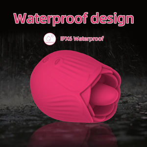 Jolly Space Dames Volwassen Vrouwelijke Staf Massager Rose Tong Vibrator Clit Stimulator Tepel G-Spot Tong Likken Vibrator 10 - Product Image 4