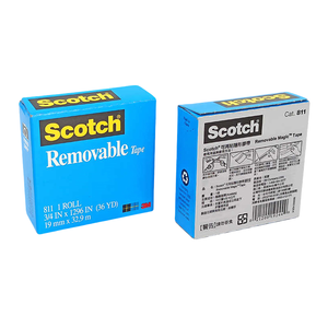Original 3M 811 <strong>Scotch</strong> Removable <strong>Tape</strong> Post-it Technology <strong>Magic</strong> <strong>Tape</strong> Repeatedly Pasteable No Drying or Yellowing - Product Image 4