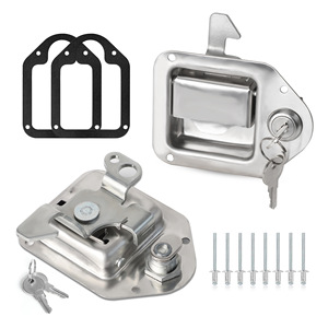 Stainless Steel Toolbox Latch G Type Lock With Keys And Rivets For Tool <b>Boxes</b> - Product Image 4