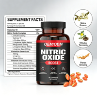 Améliorateur naturel d'oxyde nitrique, booste l'énergie, l'endurance et la force musculaire, capsules d'oxyde nitrique idéales