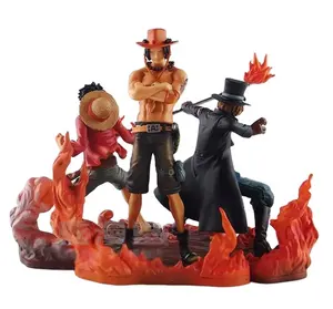 Popular anime One Pieced Sabo Monkey D Luffy Portgas D Ace SABO Anime Figure