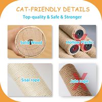 Étagère à griffes pour chats, piste d'escalade, meubles pour animaux de compagnie, étagères murales pour chats montées