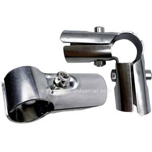 Conector de Tubería de Acero Inoxidable de Tres Vías, Junta Cruzada para Pasamanos, Abrazadera de Conexión <span class=keywords><strong>Universal</strong></span> - Product Image 3