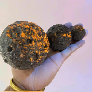 <span class=keywords><strong>Esfera</strong></span> Lunar de Yooperlita Natural Sin Pulir de 7 cm, Tallada, Mineral Fluorescente UV, Decoración Artesanal Celestial Exquisita, Cristal - Product Image 5