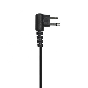 Écouteur pour talkie-walkie EARPHONIC avec prise M, microphone, tube acoustique, casque supra-auriculaire, design en plastique et métal pour les employés de réception - Product Image 2