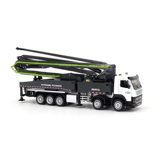 Huina 17091: Camion Pompa per Cemento Armato in Scala <span class=keywords><strong>1</strong></span>:<span class=keywords><strong>50</strong></span>, Veicolo da Costruzione Semi-Lega, Modellino Statico Realistico per Ragazzi - Product Image 4