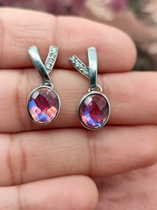 Pendientes de Cuarzo Natural con Plata de Ley 925, Diseño Artesanal Vintage Hecho a Mano, Joyería Elegante para Mujer - Product Image 1