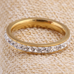 Anillo de Diamantes de 3 mm, Corte Brillante Redondo, Oro y Plata, Joyería Unisex para Uso Diario - Product Image 4