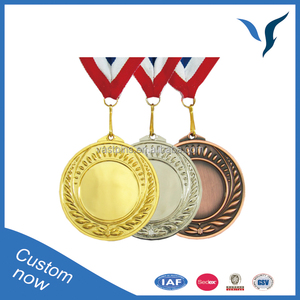 Médaille de sport en métal plaqué or 3D personnalisé de haute qualité avec ruban - Product Image 2