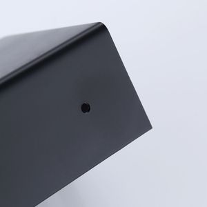 Toilet <strong>Shelf</strong> Wall <strong>Suction</strong> Type Matte Black Non Perforated <strong>Bathroom</strong> Storage Holder <strong>Shelf</strong> - Product Image 6