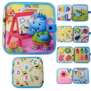 Juguete Montessori de Fieltro con Diseño de Elefante, Libro Sensorial para Bebés, Educación Temprana, Precio de Fábrica - Product Image 3