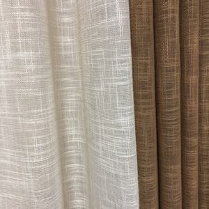 Nueva cortina elegante estilo europeo y americano, tamaño personalizado, poliéster, lino, larga, Premium, cortina transparente para el hogar - Product Image 6