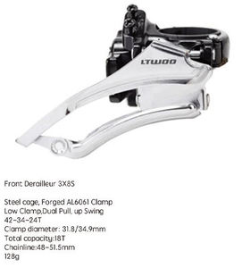 Kit de Transmisión para Bicicleta de Montaña A3 de 24 Velocidades, <span class=keywords><strong>3x8</strong></span> Velocidades, <span class=keywords><strong>Desviador</strong></span> <span class=keywords><strong>Delantero</strong></span> y Trasero - Product Image 4