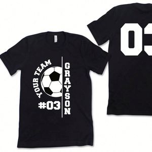 Camiseta Personalizada con Texto Frontal y Trasero, Camiseta con Foto Personalizada, Camiseta con Logotipo Empresarial Personalizado - Product Image 1