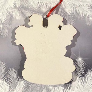 Vendita Calda: Ciondolo Albero di Natale Personalizzato, Famiglia di 4, Decorazioni Natalizie Fai-da-Te, Articoli in Stock - Product Image 5