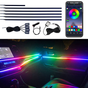 Kit de Iluminación Ambiental Premium Symphony de 213 Colores, Tira de Luz LED para Interiores de Automóviles, Iluminación Ambiental Decorativa Acrílica para Automóviles - Product Image 2