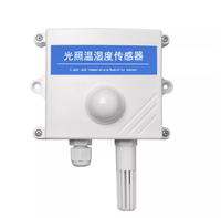 Sensor Suhu dan Kelembapan Nirkabel 4G, Terpasang di Dinding dengan Magnet, Presisi Tinggi, IP65, Sensor Suhu dan Kelembapan LoRa