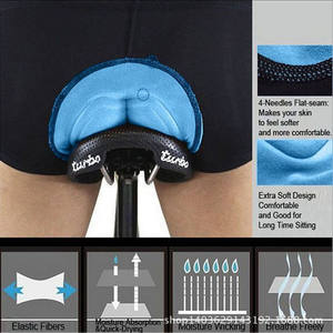 Antuke <b>Cycling</b> <b>Shorts</b> Black Smlxlxxlxxxl <b>With</b> Blue <b>Padding</b> For Men Bike Riding Gear Quick Dry Breathable Comfortable - Product Image 4