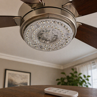 Module de source lumineuse LED 5CCT de haute qualité pour ventilateur de plafond, 118 mm (4,64 pouces), 20 W, 120 V, sans scintillement, IRC90+, pour la rénovation de ventilateurs aux États-Unis et au Canada
