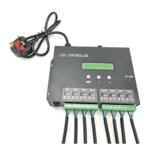 Spi <span class=keywords><strong>DMX</strong></span> 512 điều khiển 5440 pixels đầy đủ màu sắc RGB LED Strip DC5V 12V <span class=keywords><strong>24V</strong></span> điều khiển ws2801 ws2811 ws2812b lpd6803 tương thích SD - Product Image 4