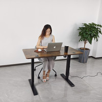 Bureau électrique réglable en hauteur, à moteur unique, bureau vertical