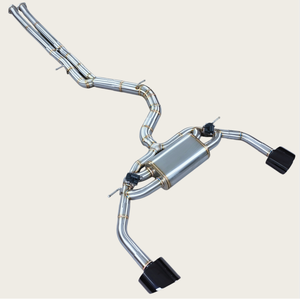 Sistema di Scarico Completo per Audi <span class=keywords><strong>RS3</strong></span> 8V 2.5T 2015-2020 con Silenziatore in Acciaio Inox 304 e Tubi Valvetronic - Product Image 1