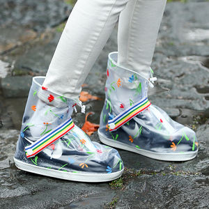 Nouvelle Mode Quatre couleurs Impression femmes En Plein Air Chaussures <span class=keywords><strong>De</strong></span> <span class=keywords><strong>Pluie</strong></span> En Plastique anti-dérapant <span class=keywords><strong>Bottes</strong></span> Imperméables Couvre Les Couvre-chaussures <span class=keywords><strong>de</strong></span> <span class=keywords><strong>Pluie</strong></span> - Product Image 5