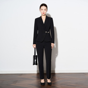 Women's Professional Suit Set Long Sleeve Polyester Workwear For Office Beauty Salon Autumn 2025 Comfortable Fit - Product Image 3