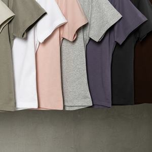 Camiseta y pantalones cortos de peso pesado de alta calidad, estampado bordado liso 100% algodón, camisa informal en blanco con cintura para mujer, fabricante - Product Image 5