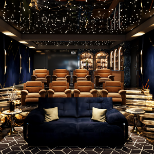 Canapé <span class=keywords><strong>de</strong></span> cinéma maison électrique inclinable <span class=keywords><strong>de</strong></span> luxe avec design en rendu 3D – Solution <span class=keywords><strong>de</strong></span> cinéma personnalisée <span class=keywords><strong>de</strong></span> luxe avec système Home Cinéma 5.1 7.1 - Product Image 2