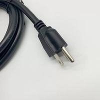 Cable de Alimentación de 3 Puntas NEMA 5-15P a PowerCON, 20A, 3 Pines, 16AWG, 1M/3.2FT, Conector Macho PowerCon a Cable de Alimentación Macho NEMA 5-15P