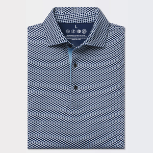 थोक उच्च गुणवत्ता 4 तरह खिंचाव थोक कढ़ाई प्रिंटिंग पॉलिएस्टर स्पैन्डेक्स त्वरित शुष्क स्लिम फिट गोल्फ पोलो शर्ट शर्ट - Product Image 1