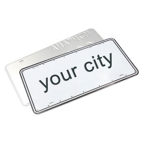 Placa de matrícula de licitación Gov en relieve personalizada, placa de matrícula de coche en blanco de chapa de aluminio - Product Image 4