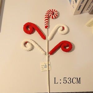 Wholesale Foam <b>Candy</b> <b>Cane</b> Picks, Red White Striped Christmas Pick Ornaments for Xmas <b>Tree</b> Wreath Floral Arrangement Decor - Product Image 6