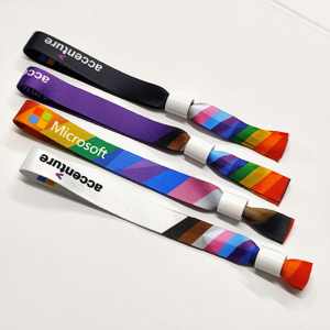 ZP-elegante Eco Friendly cetim fita pulseira com sublimação impressão design elástico macio confortável para evento promocional - Product Image 5