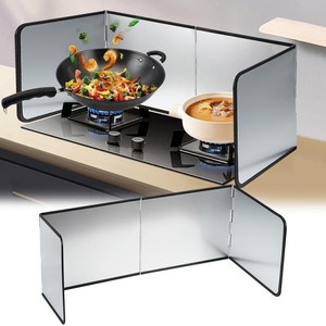 Placa plegable antirrespingos para estufa de gas, aislamiento térmico, protección contra salpicaduras, uso doméstico en la cocina - Product Image 1