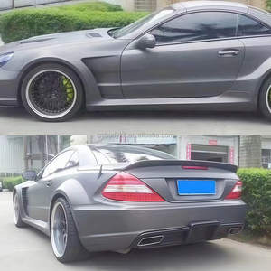 Pour mercedes-benz <span class=keywords><strong>SL</strong></span> R230 Kit carrosserie BS Style nouveau capot pare-chocs avant large corps ailes jupes latérales pare-chocs arrière aileron arrière aile - Product Image 2